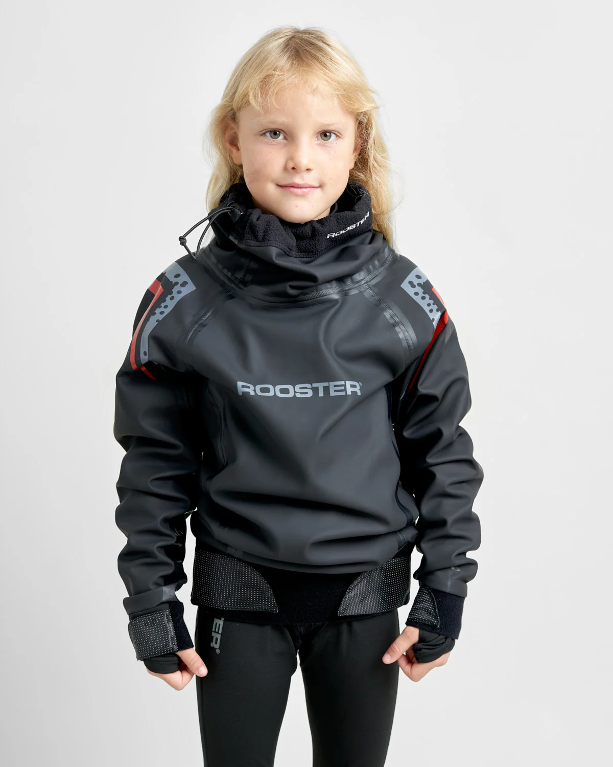 Aquafleece top pro manga larga rooster junior