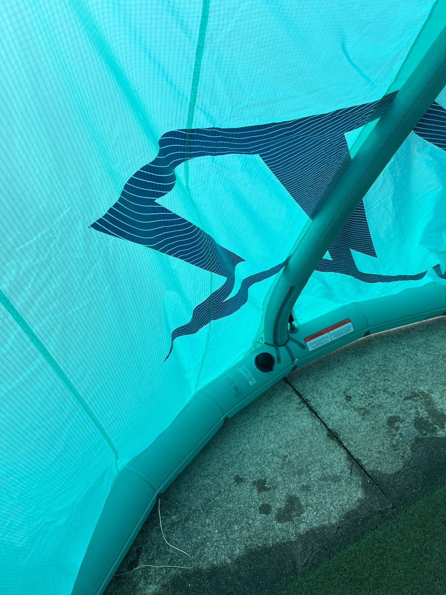Cometa kitesurf segunda mano north carve 9metros con barra