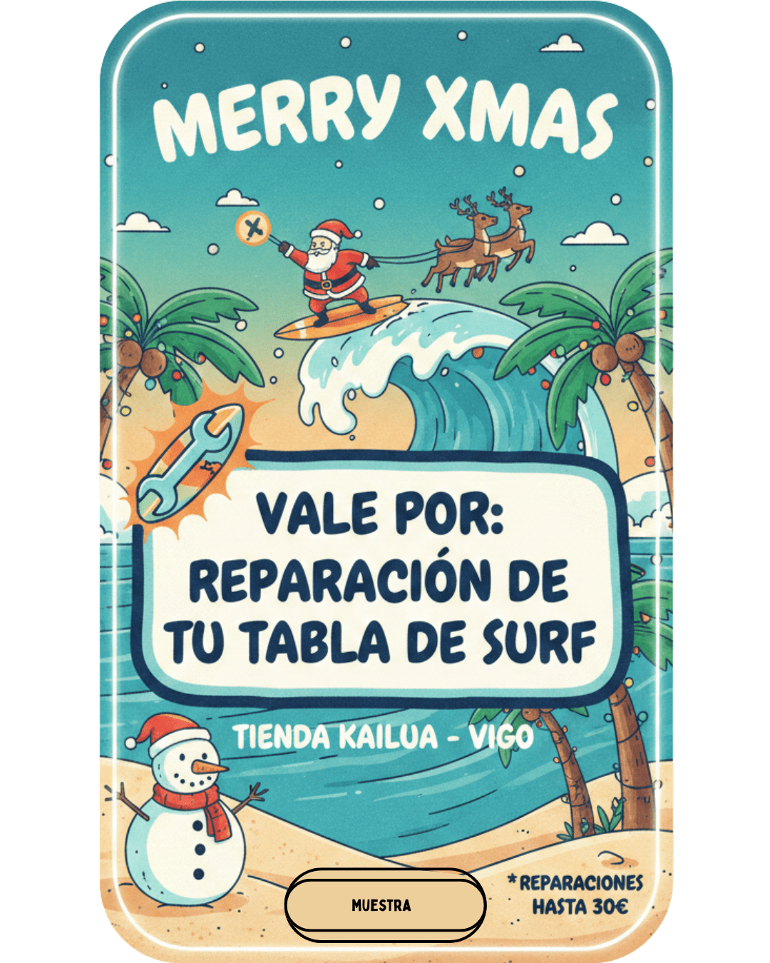 Regalos Originales de Navidad vales regalo reparaciones