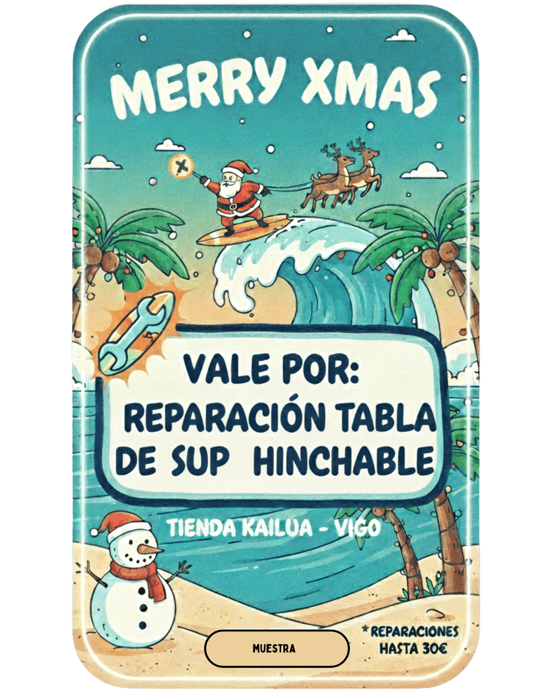 Regalos Originales de Navidad vales regalo reparaciones